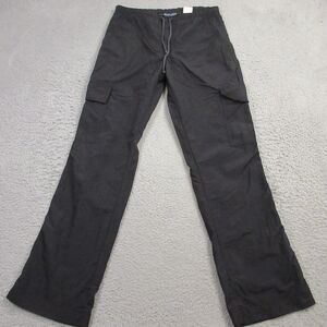 Vintage Anchor Blue Womens Cargo Pants size 7 Nylon Y2K Beach‎ Skater Baggy